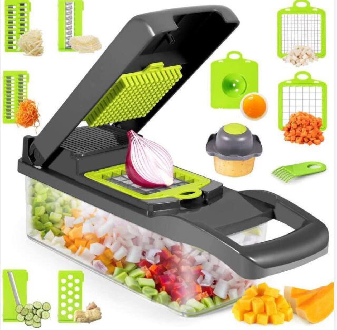 12 In 1 Manual Vegetable Chopper Kitchen Gadgets Food Chopper Onion