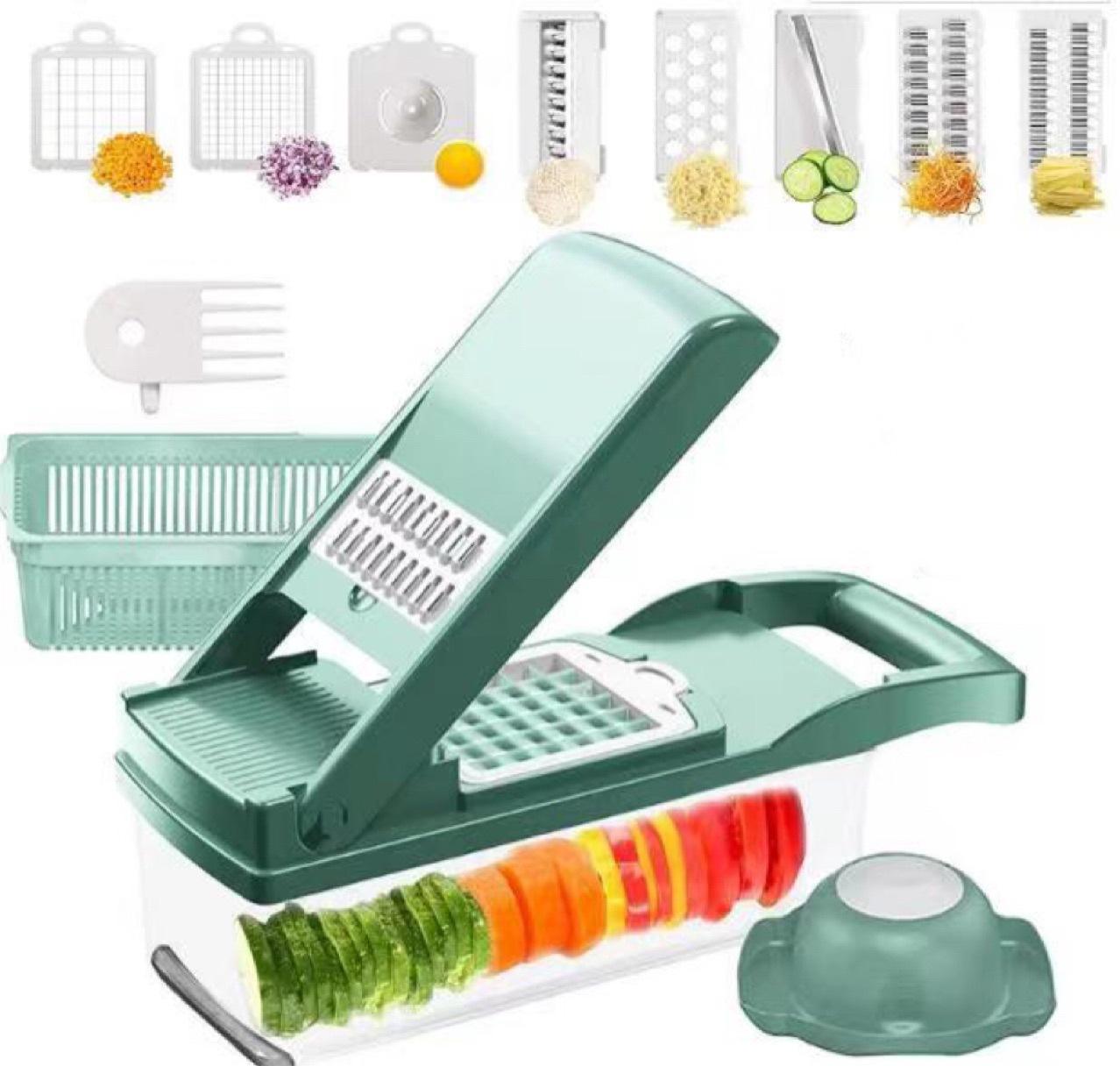 12 In 1 Manual Vegetable Chopper Kitchen Gadgets Food Chopper Onion